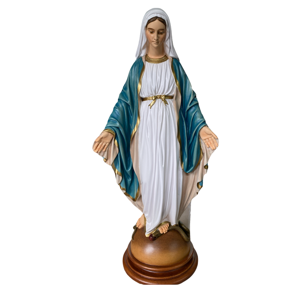 Virgen Medalla Milagrosa 42 cm