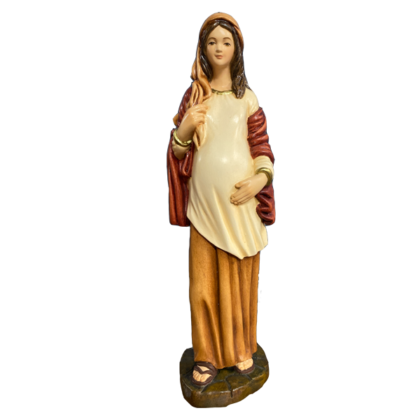 Virgen de la Esperanza 27 cm roja